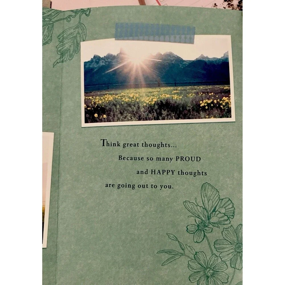 Hallmark Graduation Card – Master’s Degree – Elegant Chalkboard Design – Premium